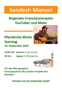 Konzert mit Pater Sandesh Manuel OFM @ Pfarrkirche Illmitz