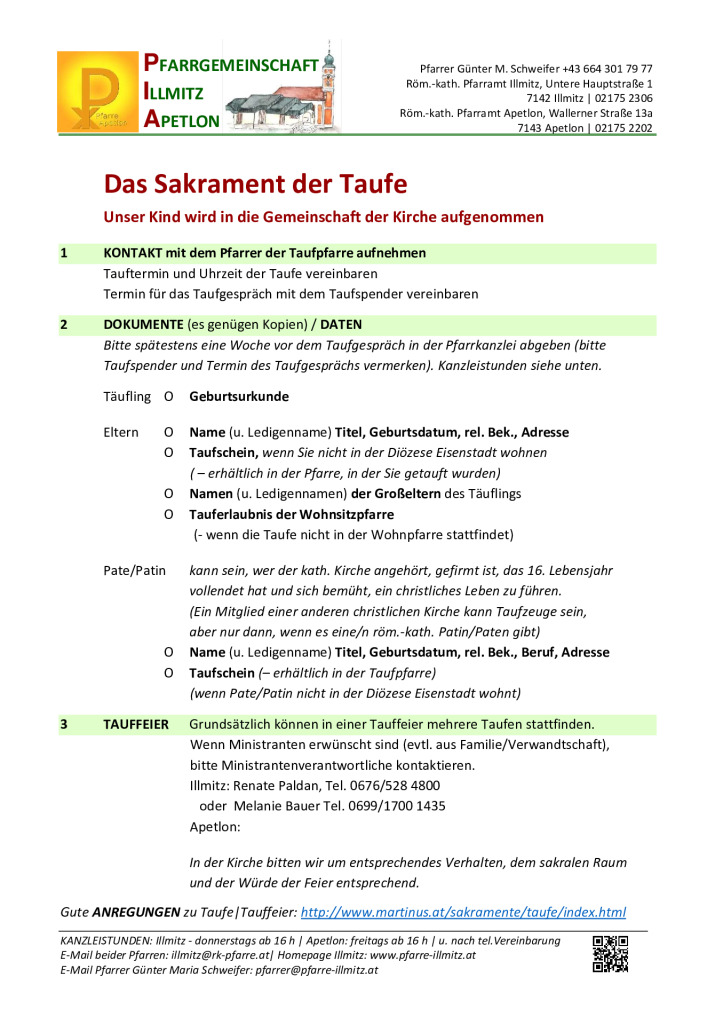 thumbnail of Das Sakrament der Taufe