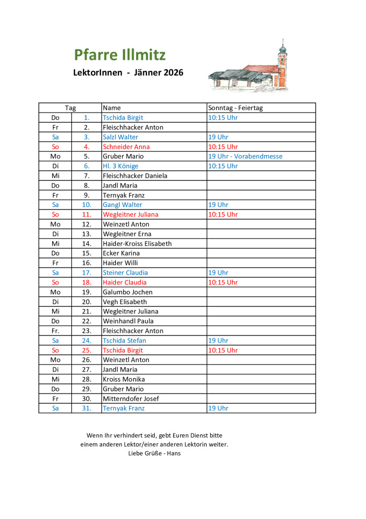 thumbnail of Lektoreneinteilung Jänner 2026