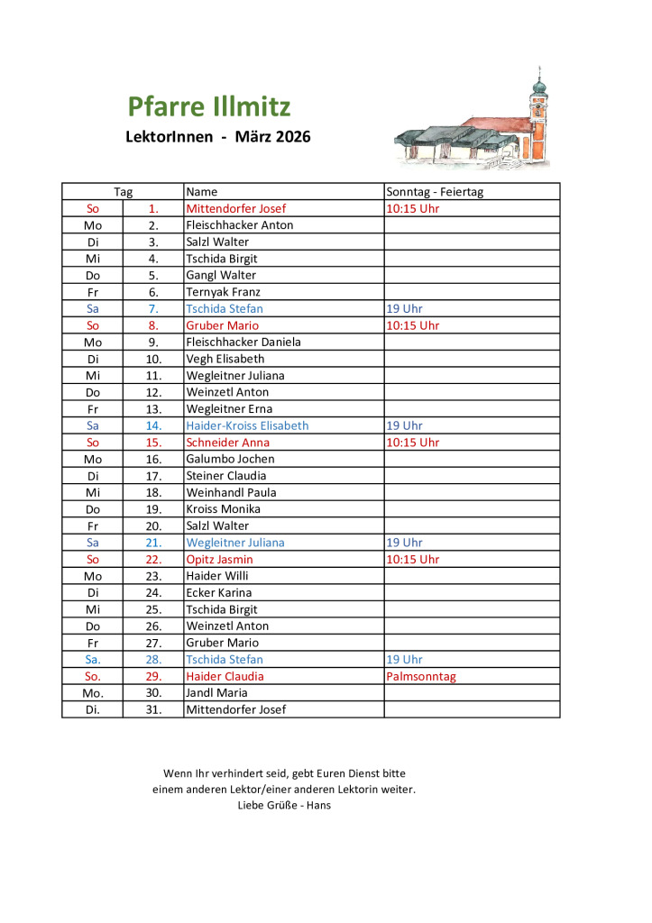 thumbnail of Lektoreneinteilung März 2026